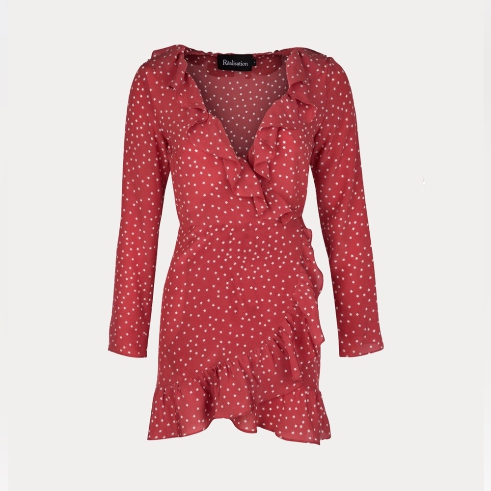 realisation par alexandra wrap dress